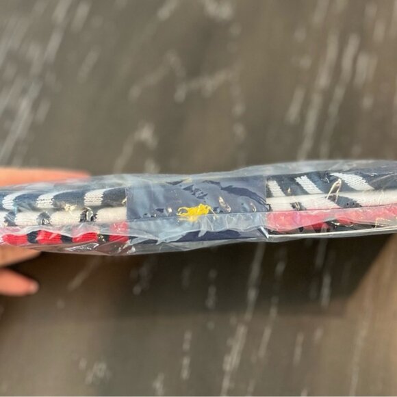 Polo Ralph Lauren Men’s Dress Liner No Show Socks Stripe New In Bag 3 Pack - Picture 6 of 8